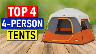 Best 4 Person Tents for 2023 Unbeatable Comfort amp Convenience [upl. by Arbua]