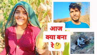 आज क्या बना रे🤔 sonu monu kya bna re esa।। adivasi vloger sonu monu Raj bhai। [upl. by Htes]