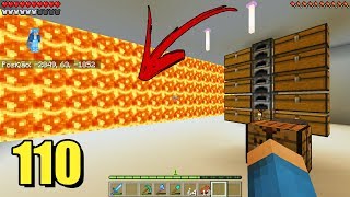 Minecraft 110  PAREDE DE LAVA NA SALA SUBTERRÂNEA ‹ Manyzão2Milhões › [upl. by Ahsitul]