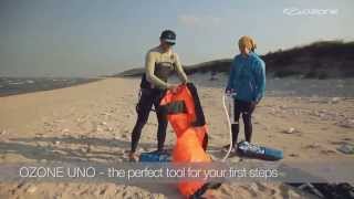 Ozone Uno  Inflatable Kitesurf Trainer [upl. by Gerg326]