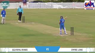 Queensland Nepalese CA  NICE Queensland Nepalese PL T20  Rd1  QLD Royal Rhinos v Empire Lions [upl. by Fitzger]