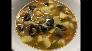 Bramboračka  Czech Potato Soup [upl. by Nennahs]