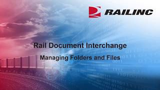 Rail Document Interchange RDI Managing Folders and Files [upl. by Daniyal361]