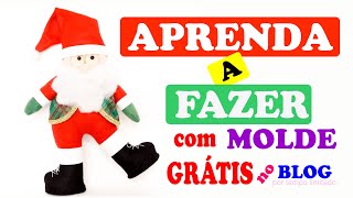 Papai Noel  Aprenda a Fazer  Com Molde GRÁTIS [upl. by Letniuq]