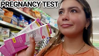 PREGNANCY TEST 😩🙈😩  VLOG1918 [upl. by Ateuqirne]