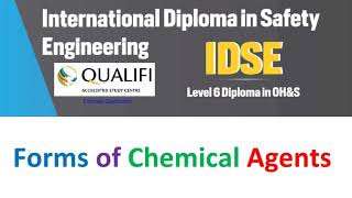 IDSE Level 6  Forms of Chemical Agents [upl. by Ddal590]