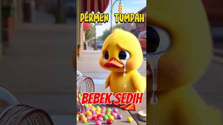 Permen Berjatuhan Bebek Kecil Menangis Sedih 🍬😭 bebek bebeklucu shorts ai [upl. by Celinda628]