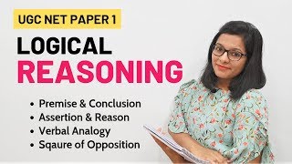 NTA UGC NET Paper 1 Logical Reasoning Crash Course [upl. by Sixel]