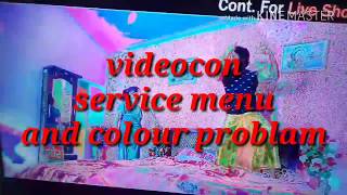 Videocon lcdled service menu [upl. by Bahe]