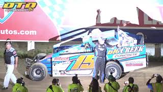 Big Diamond Speedway  TriTrack Modified Series Race 4 Feature Highlights  7822 [upl. by Wavell849]