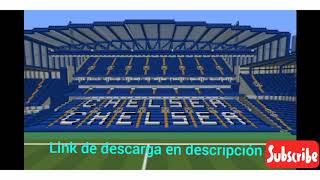 Estadio Stamford Bridge en minecraft Link de descarga en descripción [upl. by Wilscam]