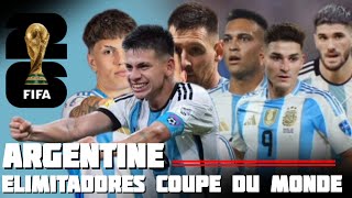 Argentine eliminatoire coupe du monde zone amerique du sud  info [upl. by Amol827]