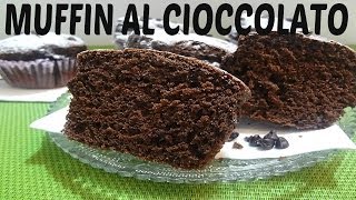 Ricetta Muffin al cioccolato [upl. by Hewe]