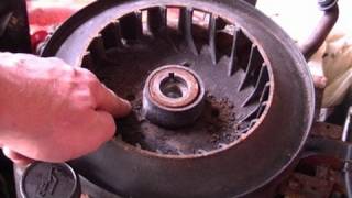 How To Remove The Flywheel On a Lawn Tractor with Briggs amp Stratton Engine [upl. by Folger70]