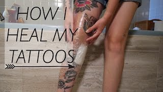 PR How I Heal My Tattoos [upl. by Nelrsa]