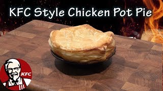 KFC Style Chicken Pot Pie Recipe cooked on the Weber Kettle Grill by The BBQ Chef [upl. by Cunningham]