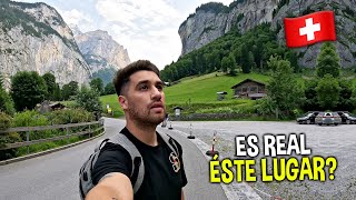 Visito el PUEBLO MÁS HERMOSO de Suiza 🇨🇭  Lauterbrunnen Suiza 6 [upl. by Kamal]