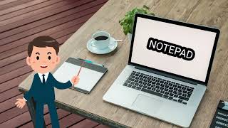 🖥️ Notepad kaise open kare  Notepad  कम्प्यूटर में notepad कैसे चलाए 🤔  computer [upl. by Noel]