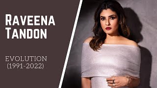 Raveena Tandon Movie Evolution 19912022 Back2Back [upl. by Aihsilat254]