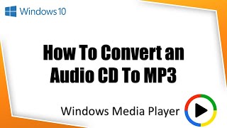 How To Rip Audio CD to MP3 in Windows Media Player  CDA To MP3 [upl. by Egbert]