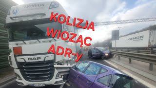 WYPADEKwymuszenie pierwszeństwa 😡🥲 Kolizja z ADRem [upl. by Akkire772]