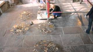 Thirty Pieces of Silver by Cornelia Parker at York St Marys 28 May  30 October 2011 [upl. by Brackely501]