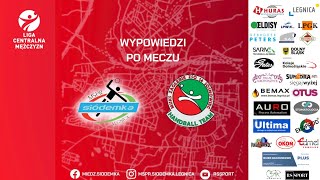 Wypowiedzi po meczu Siódemka Miedź Huras Legnica  Zagłębie Sosnowiec  Liga Centralna [upl. by Llednew]