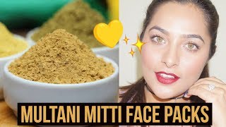 MULTANI MITTI FACIAL MASKS  Anubha Makeup amp Beauty [upl. by Ringsmuth]