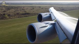 BEST EVER B7478 Wing View BEST vortex amp aerial views Lufthansa Buenos Aires AirClips [upl. by Astrix]