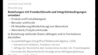 DB05UE06 Datenbanken mit MS Access LE05 Relationales Modell 2 Teil06 Überleitung [upl. by Ardnassela]