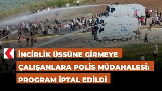 İncirlik Üssüne girmeye çalışanlara polis müdahalesi Program iptal edildi [upl. by Madid]