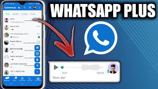 🛑 WHATSAPP PLUS V2000 TRANSCREVER ÁUDIO MODO ESPELHO MARÇO 2024 😱😱 [upl. by Nodlehs]