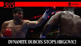 REACTION Daniel Dubois STOPS Filip Hrgović in statement win and seals 5 vs 5 victory 😮‍💨🥊 [upl. by Namie]