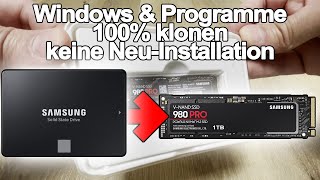 Windows amp Programme 100 klonen  ganz leicht  Samsung Magician [upl. by Dian]