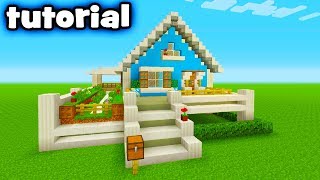 Minecraft Tutorial How To Make A Small Suburban House [upl. by Essyle]