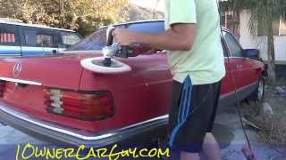 Buff Polish Cars Buffing Car DIY Detailing How To Auto Detail  Part 1 [upl. by Kirshbaum]