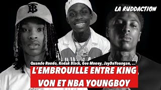 Traduction française 🇫🇷 Lembrouille entre King Von amp NBA YoungBoy • LA RUDDACTION [upl. by Idnam]