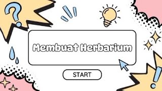 MEMBUAT HERBARIUM [upl. by Thin828]