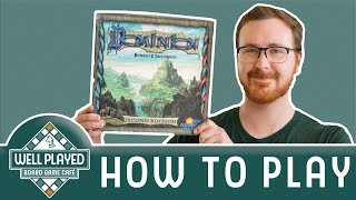 How to Play Dominion  Game Tutorial by Well Played Board Game Cafe [upl. by Romalda]