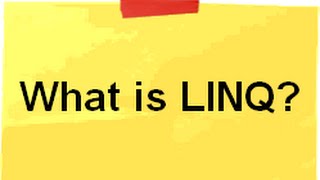 What is LINQ in C  LINQ Step By Step Tutorial  LINQ Tutorial for Beginners [upl. by Aznaed]