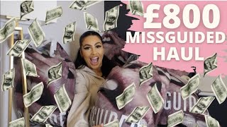 £800 MISSGUIDED HAUL [upl. by Pulchi461]