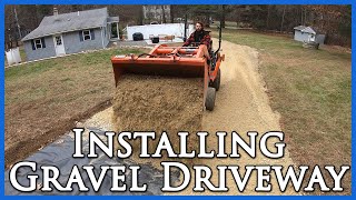 Installing a Gravel Driveway [upl. by Quarta]