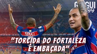 🔥 WELLINGTON PAULISTA RASGA SEDA PRA TORCIDA DO FORTALEZA 🦁 [upl. by Cavallaro]