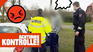 quotIch raste gleich ausquot AGGRESSIVER Fahrer verweigert Drogentest 13 Kabel Eins Achtung Kontrolle [upl. by Ylahtan]