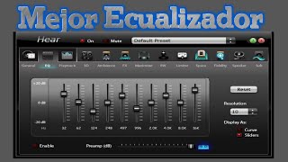 Hear Ecualizador de Sonido y Música  Efectos Especiales de Sonido Mejor Ecualizador para Pc [upl. by Kahler]