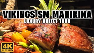 4K Buffet Overload Extravaganza at VIKINGS BUFFET SM City Marikina [upl. by Crellen]