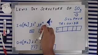 Lewis dot structure of SO3  Sulphur trioxide lewis structure [upl. by Pegg563]