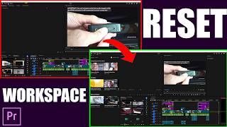 Reset A Workspace Premiere Pro [upl. by Namyl]