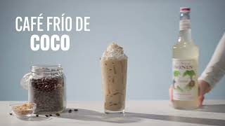 Receta de Café Frío de Coco  Sabor del Mes  Monin Latinoamérica [upl. by Aztiray765]