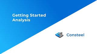 Getting Started with Consteel 14  Analysis  Haunched frame example part 3 [upl. by Notserc]